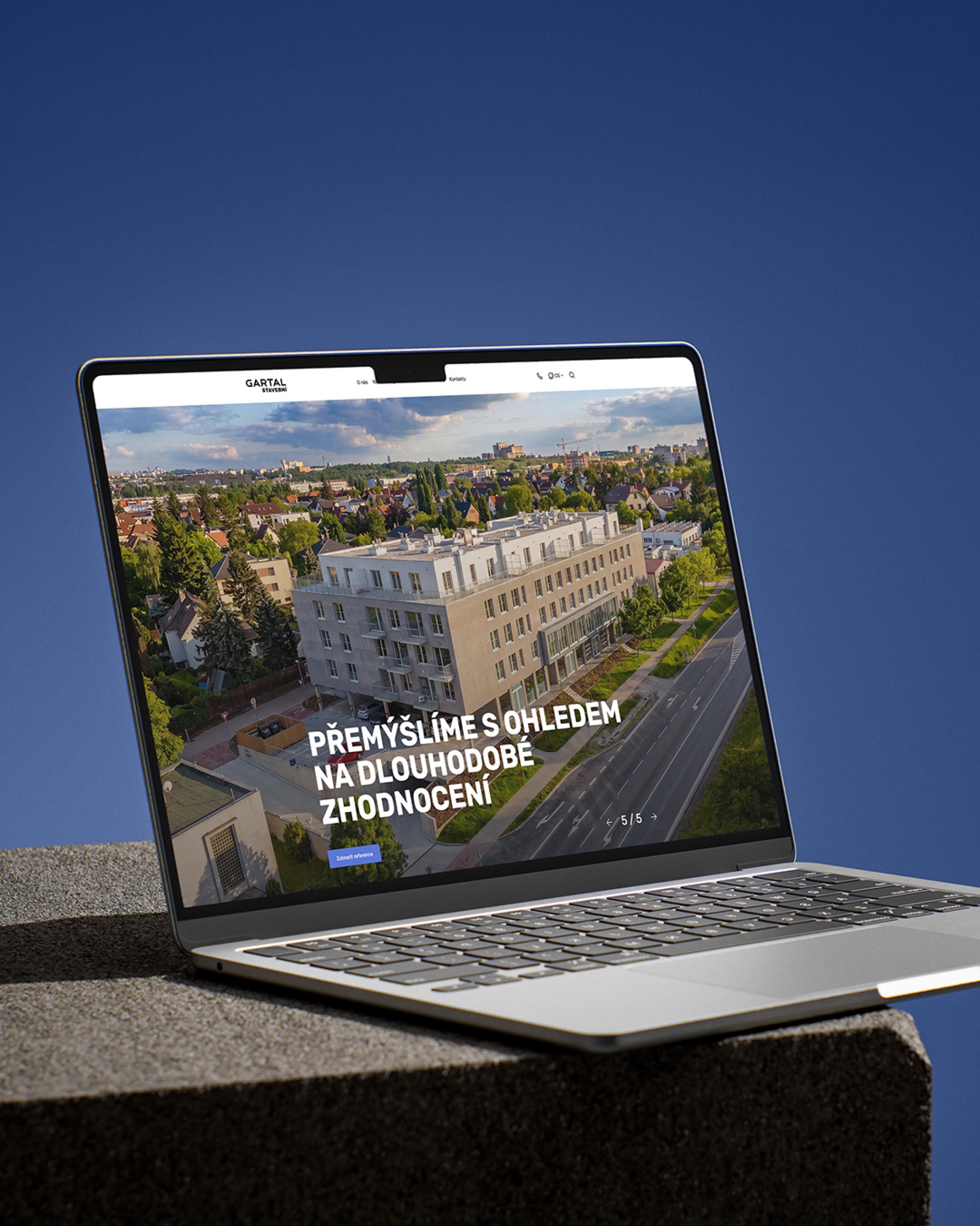 GARTAL Stavební má nový web